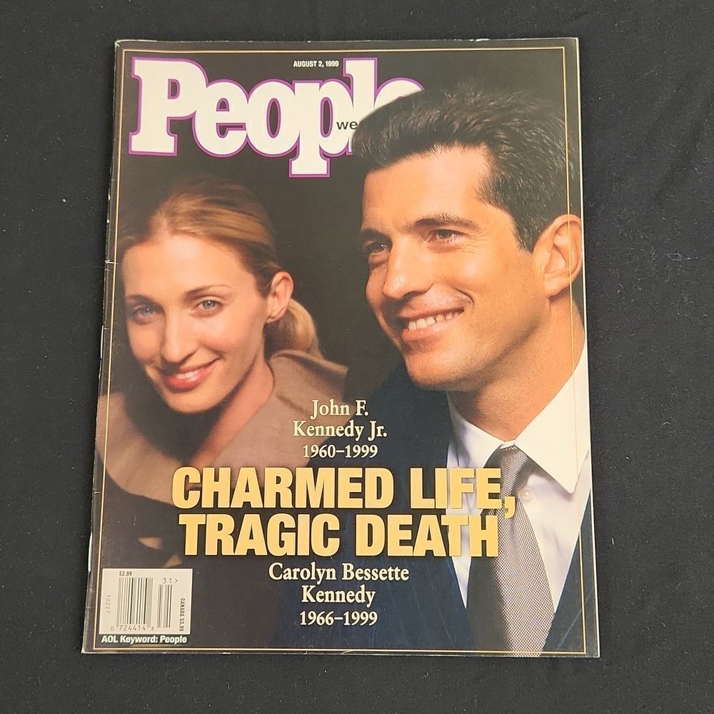 People John F. Kennedy Charmed Life, Tragic Death 1999 Magazine
